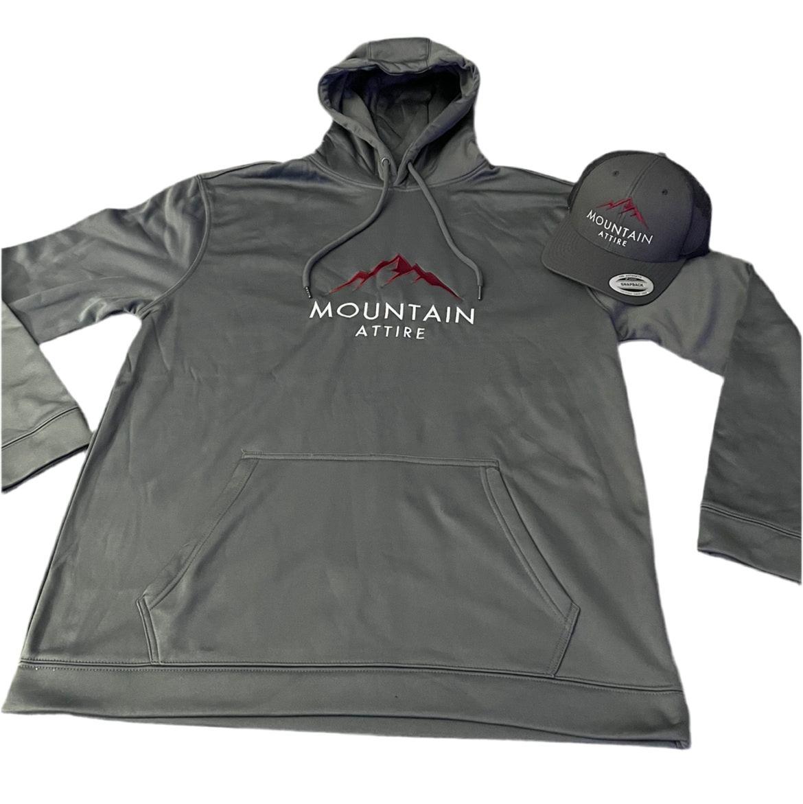 Grey&Beetroot Hoodie